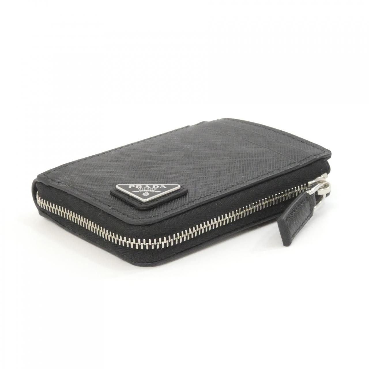 Prada Coin Case Coin Purse Silver — view 3