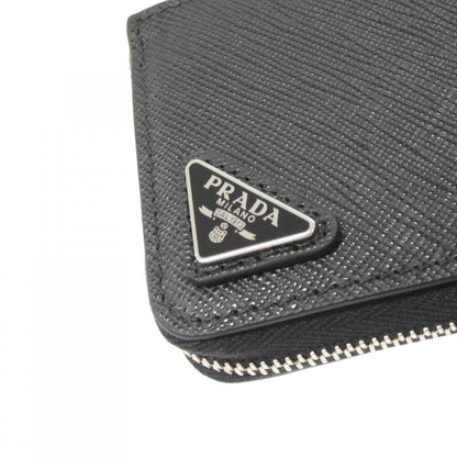 Prada Coin Case Coin Purse Silver — view 4
