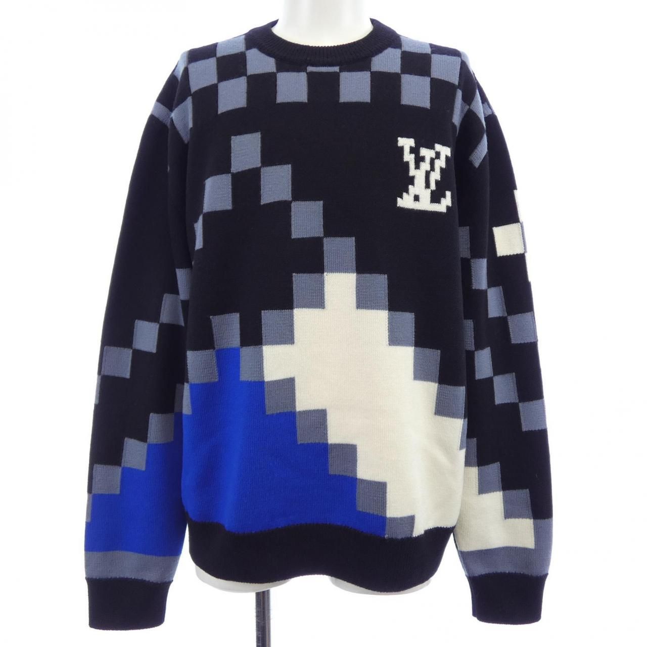 Louis Vuitton LV Fair Isle Macro Crew Neck Knit Sweater
