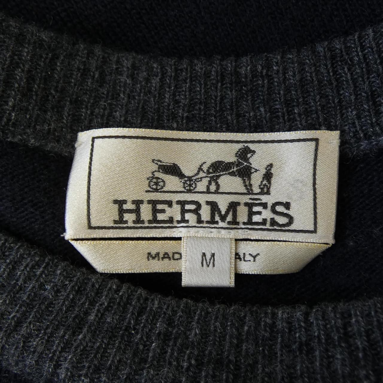 Hermes Knit Sweater Navy — view 4