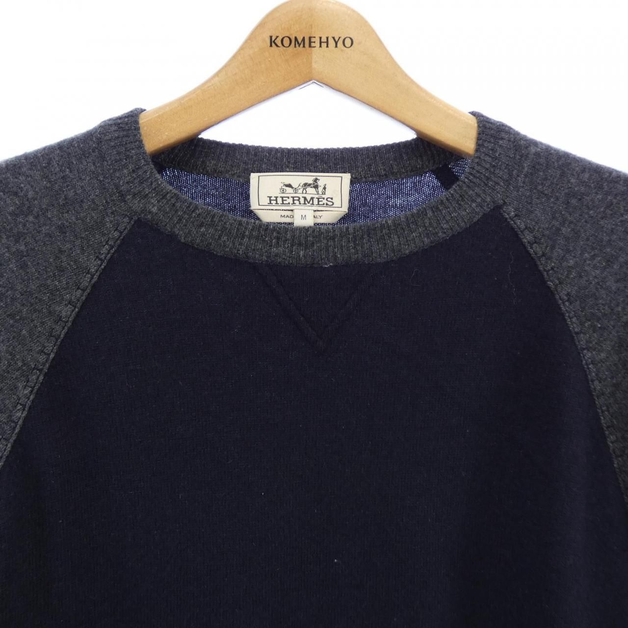 Hermes Knit Sweater Navy — view 5