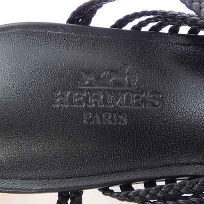 Hermes Cama Sandals Black — view 6