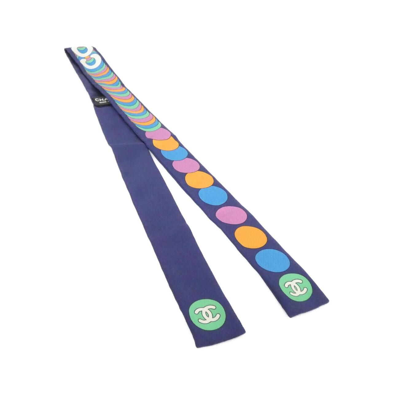 Chanel Hair Band Hair Accessories Navy