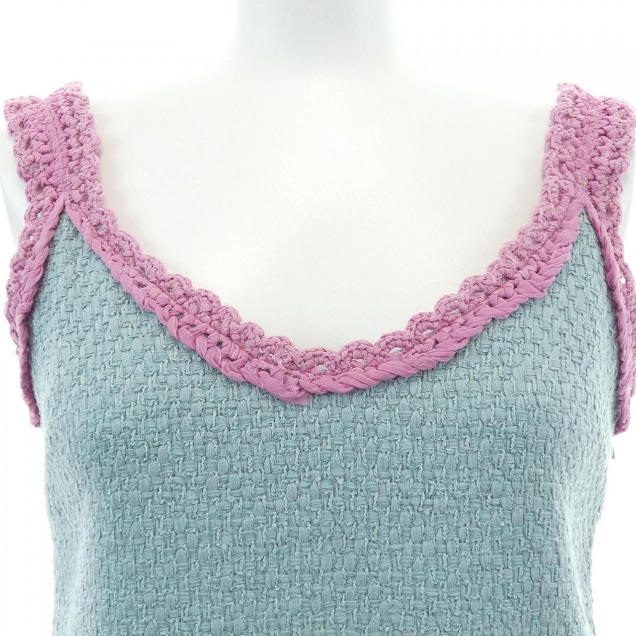 Chanel Camisole Top Green — view 5