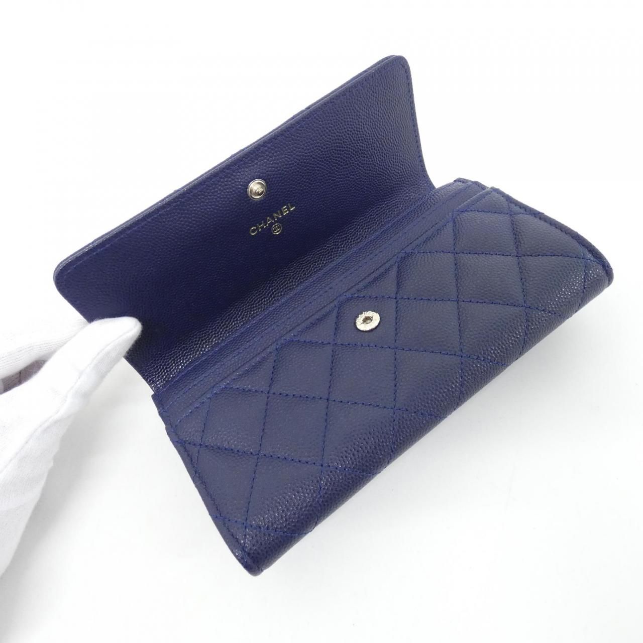 Chanel Wallet Navy — view 4