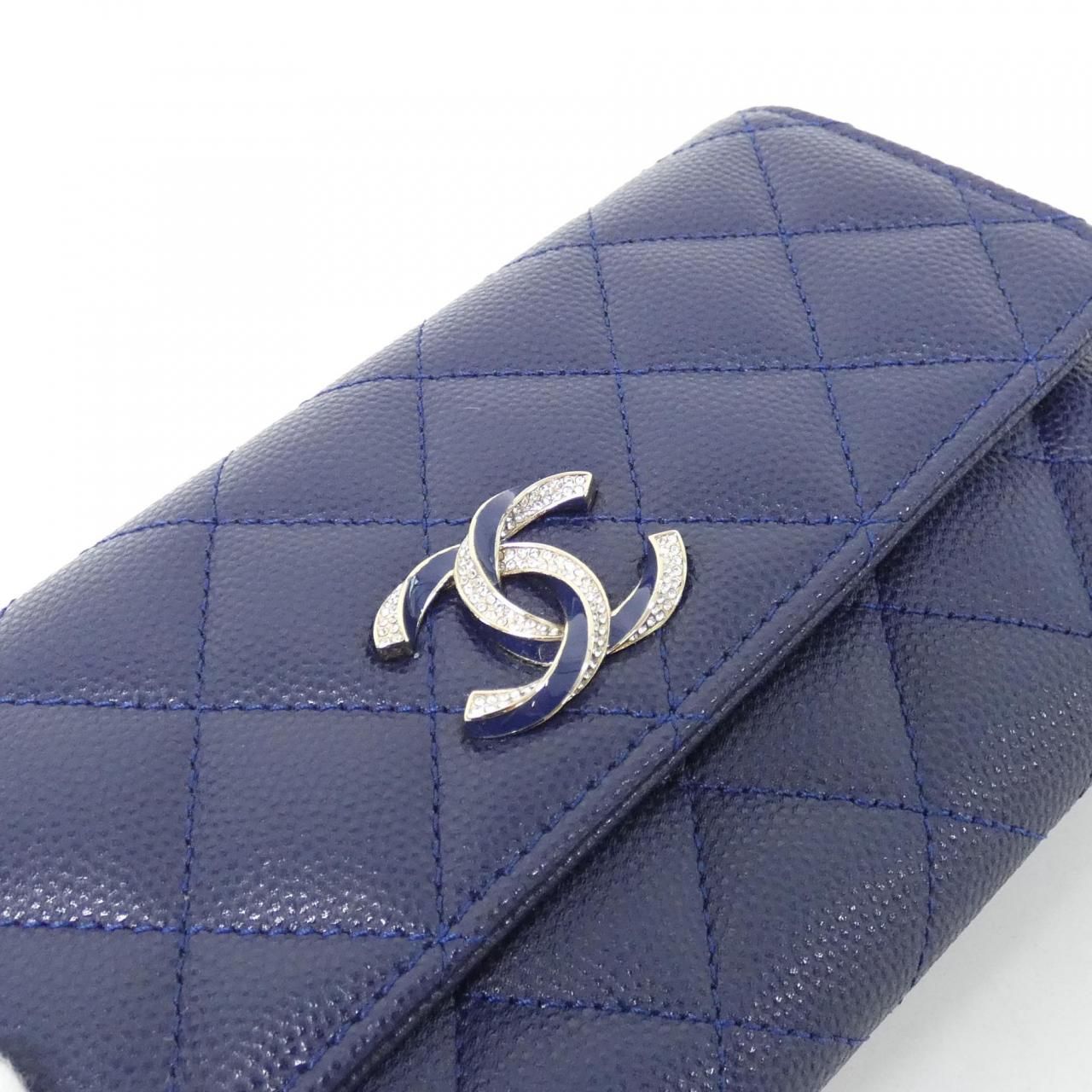 Chanel Wallet Navy — view 3