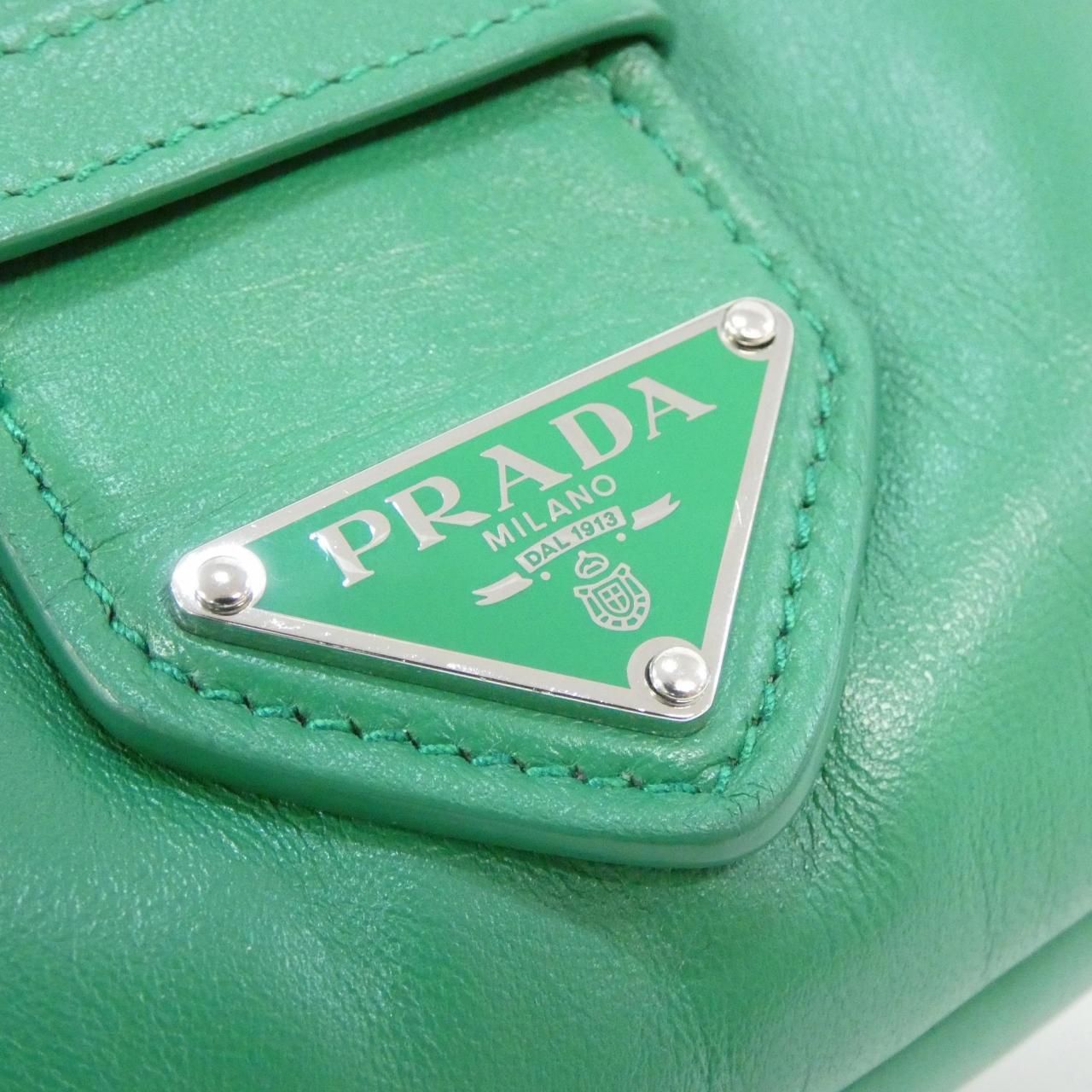 Prada Bag Handbag Silver — view 4