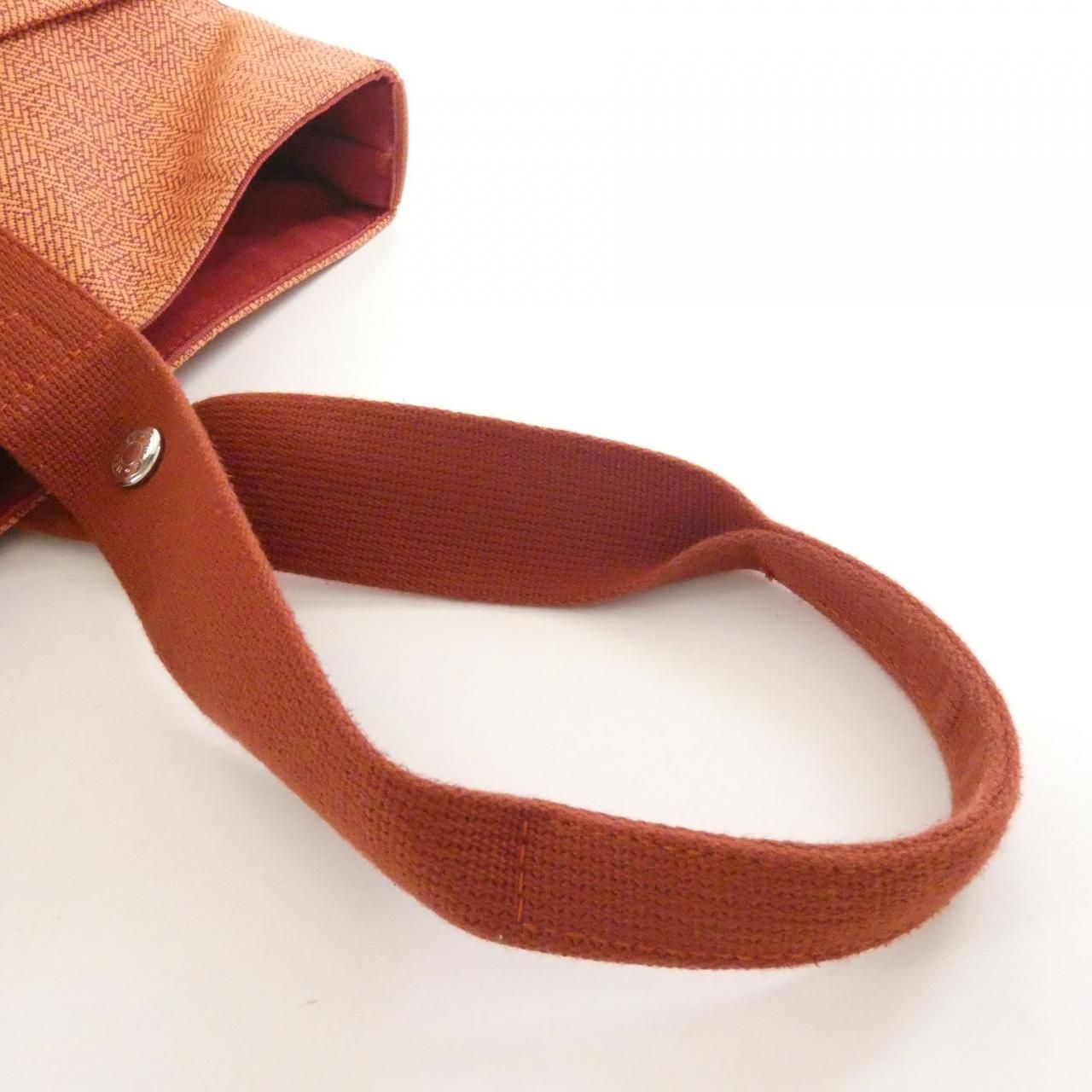 Hermes Saxo Bag Handbag Orange — view 5