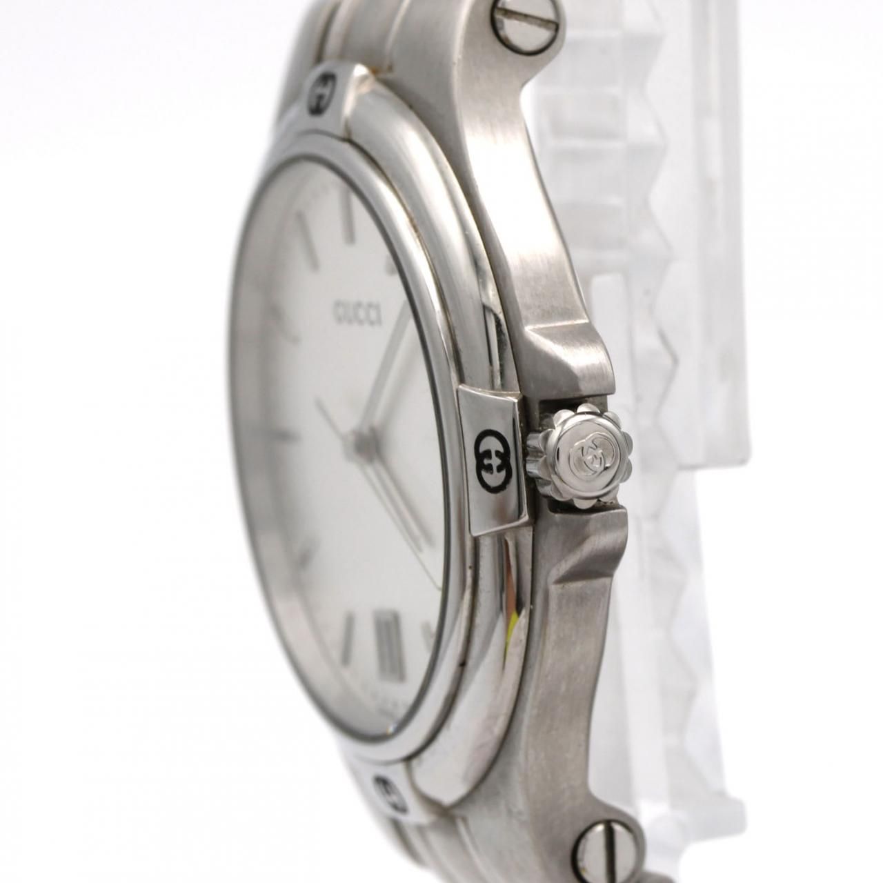 Gucci Round Case SS Quartz Watch — view 3