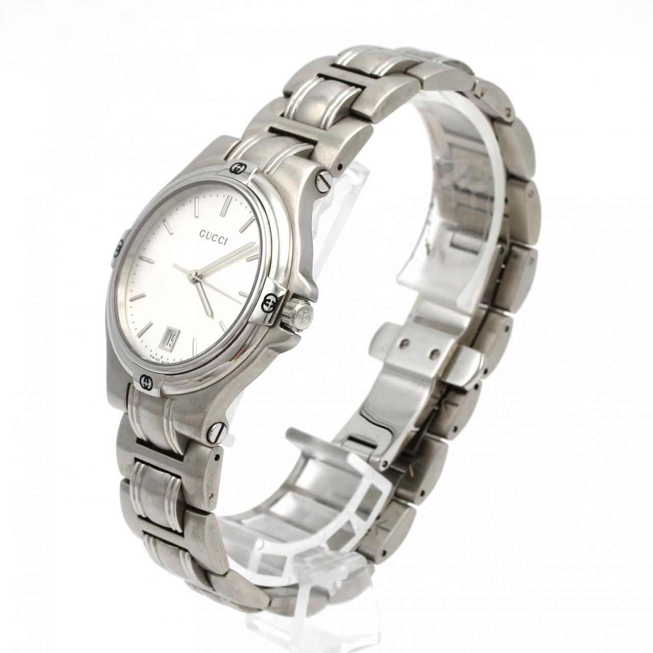 Gucci Round Case SS Quartz Watch — view 2