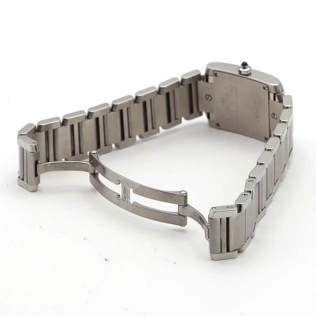 Cartier Tank Francaise SM SS Quartz Watch — view 7