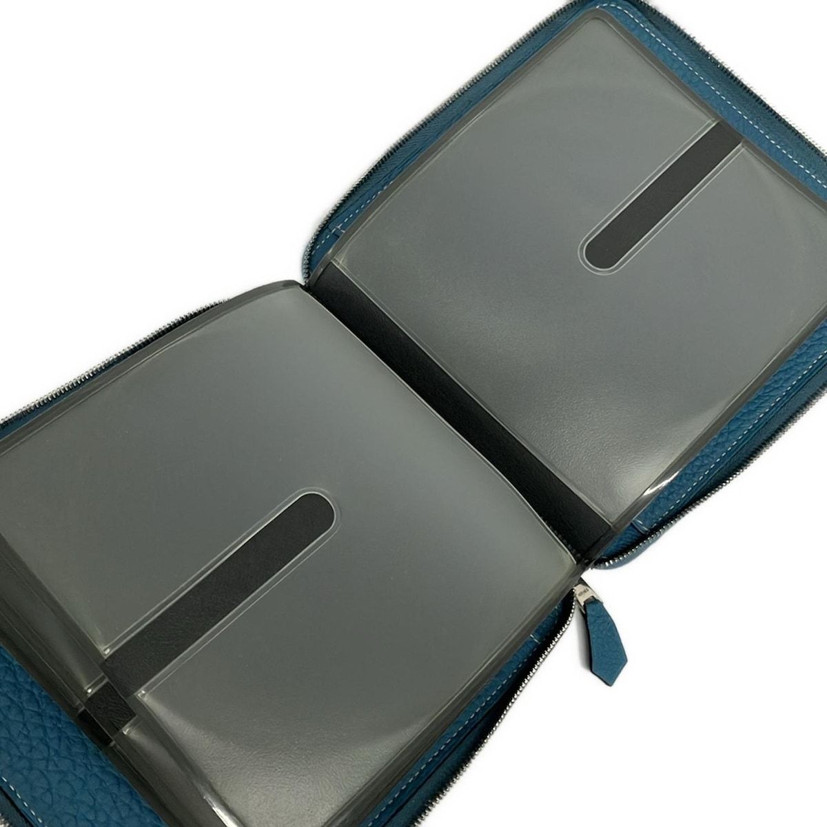 Hermes Case Sac Blue CD Dvd 12 Pieces Part Removable — view 3
