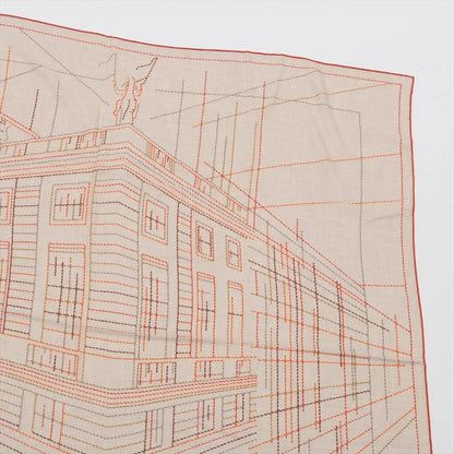 Hermes Carre Jean 140 Pique Sellier Series Casisir Scarf — view 3