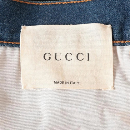 Gucci Dragon Embroidery Denim Pants Distressed Jeans 38 — view 5