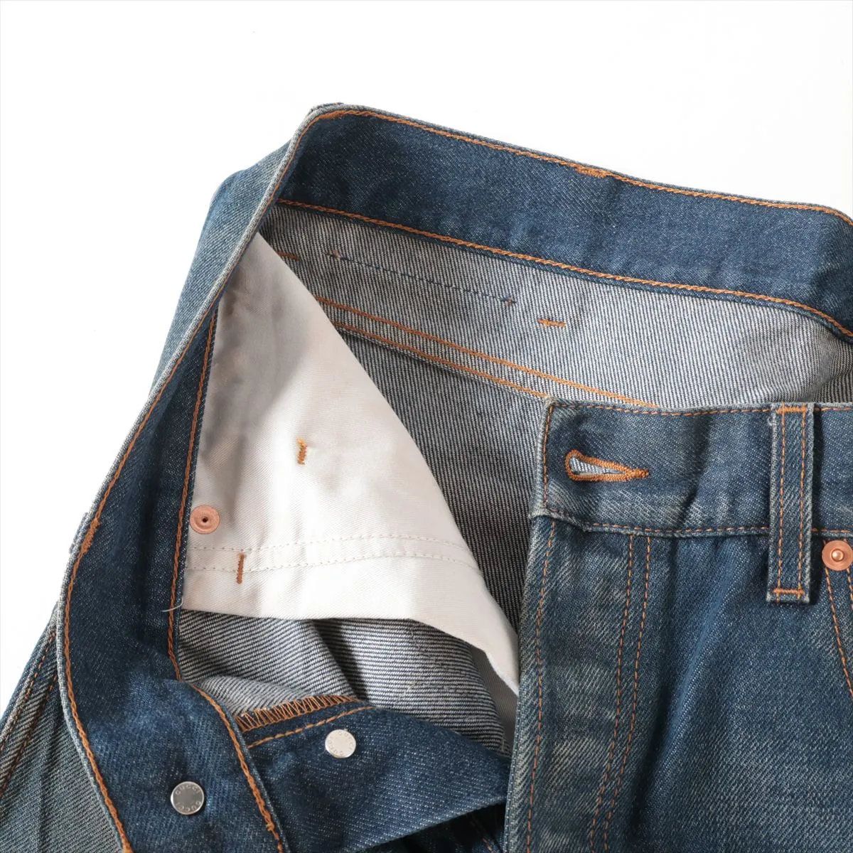 Gucci Dragon Embroidery Denim Pants Distressed Jeans 38 — view 4