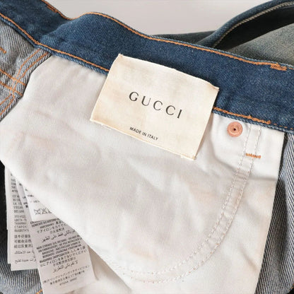 Gucci Dragon Embroidery Denim Pants Distressed Jeans 38 — view 7