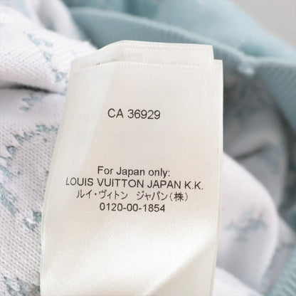Louis Vuitton Tagged Gradient Monogram Hoodie Blue XXL — view 6