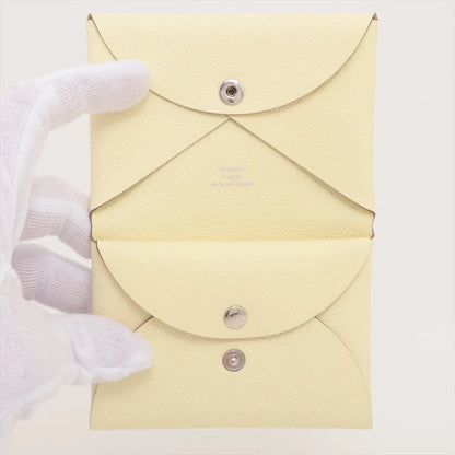 Hermes Calvi Duo Veau Epsom Coin Case — view 3