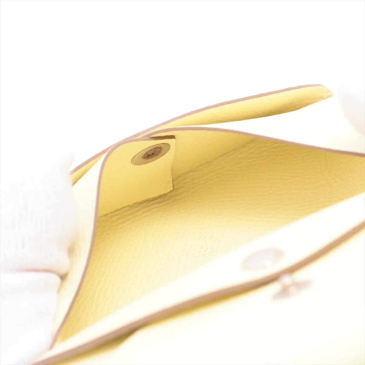 Hermes Calvi Duo Veau Epsom Coin Case — view 4