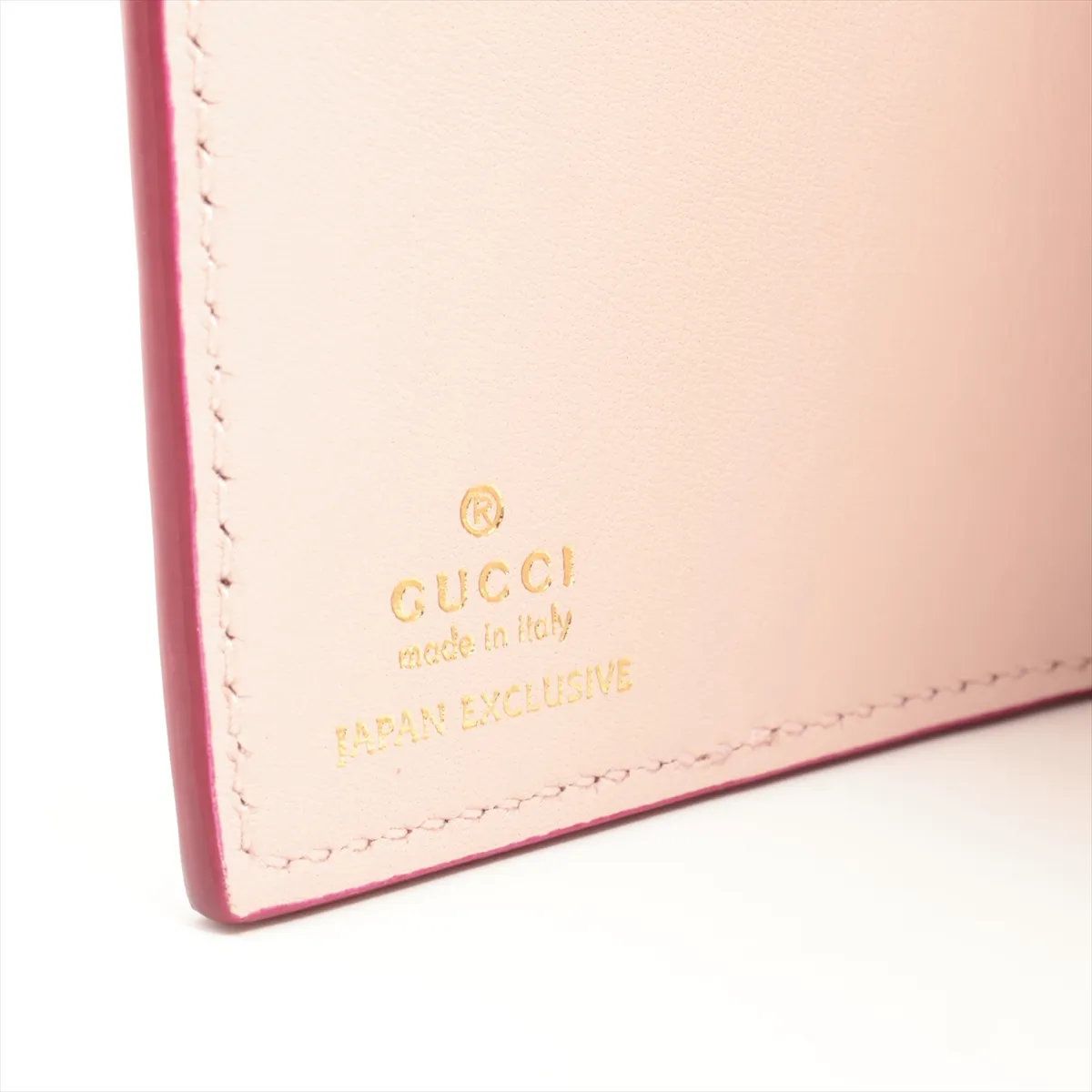 Gucci Yuko Higuchi Collaboration Double Bicolor Small Wallet Leather GG Supreme — view 7