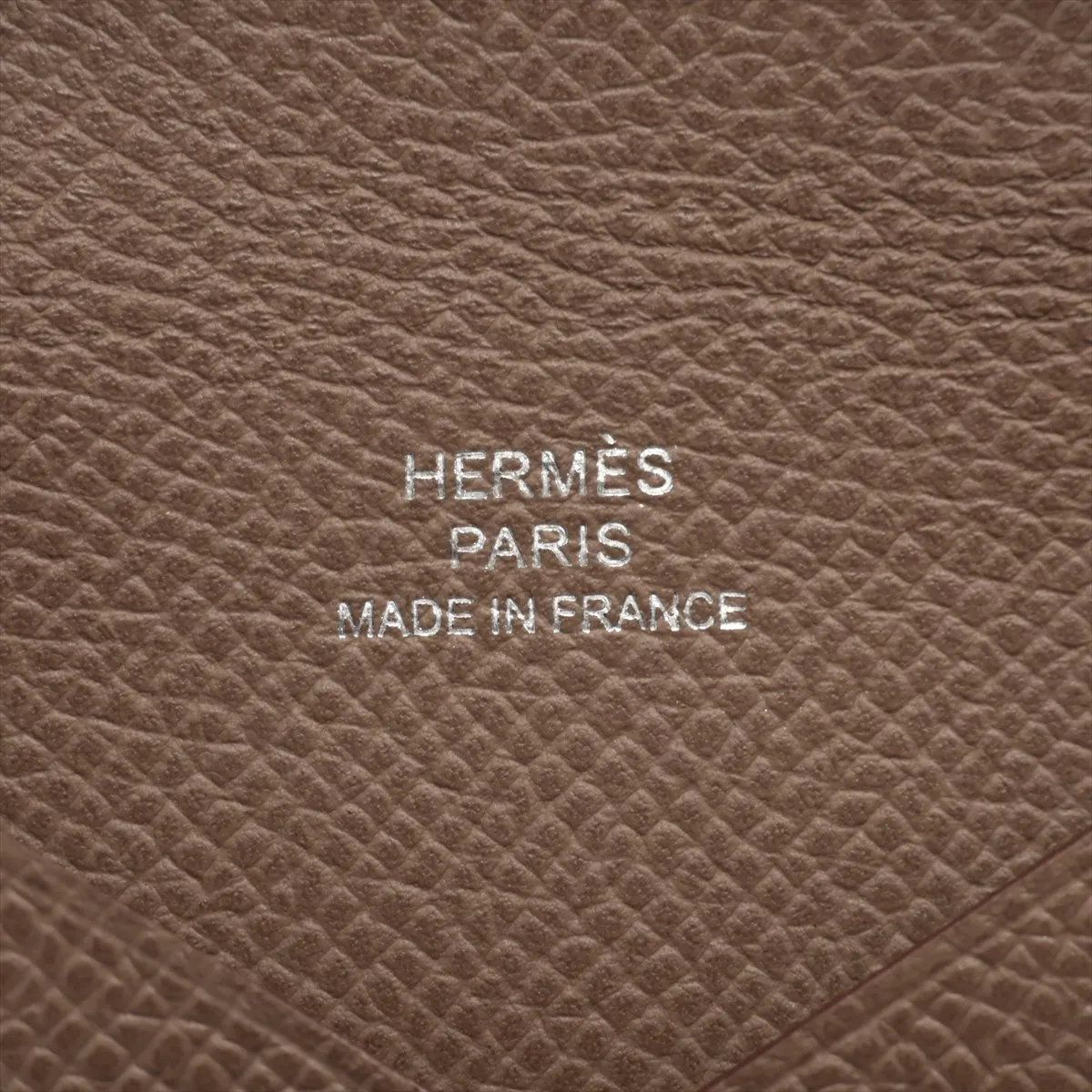 Hermes Calvi Veau Epsom Card Case Business Holder — view 6