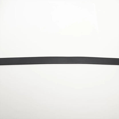 Fendi Zucca Belt FF Pattern Buckle Leather Black Gray — view 4