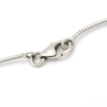 Hermes Necklace Pop Silver Black — view 4