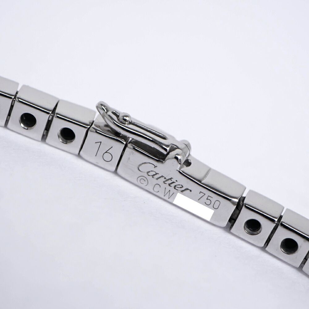 Cartier Lanier Bracelet 18k White Gold 16 — view 6
