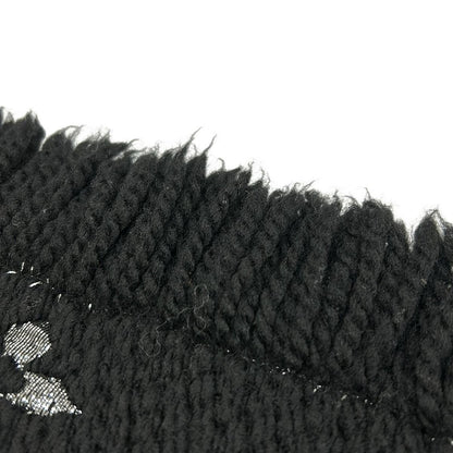 Louis Vuitton Scarf Echarpe Logo Mania Shine Noir Wool Silk — view 6