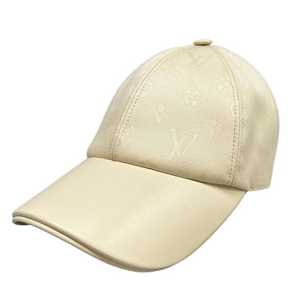 Louis Vuitton Cap LV Fast Ivory Beige Cotton Silk
