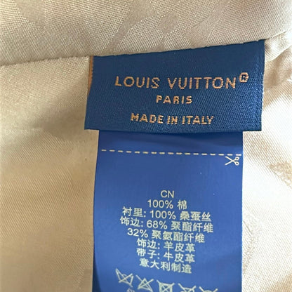 Louis Vuitton Cap LV Fast Ivory Beige Cotton Silk — view 5