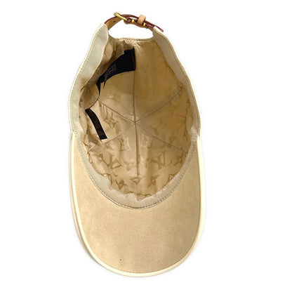 Louis Vuitton Cap LV Fast Ivory Beige Cotton Silk — view 4