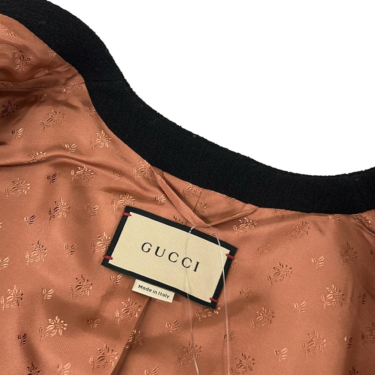 Gucci Jacket 36 S Black White Long Sleeve Color Name Embroidery Spring Autumn — view 8