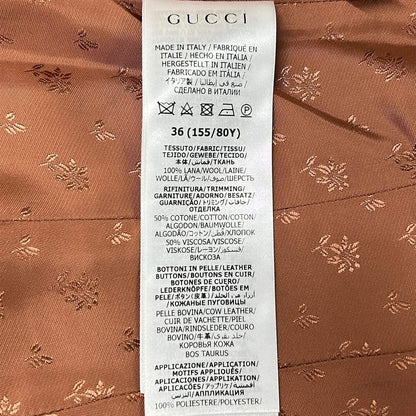 Gucci Jacket 36 S Black White Long Sleeve Color Name Embroidery Spring Autumn — view 4