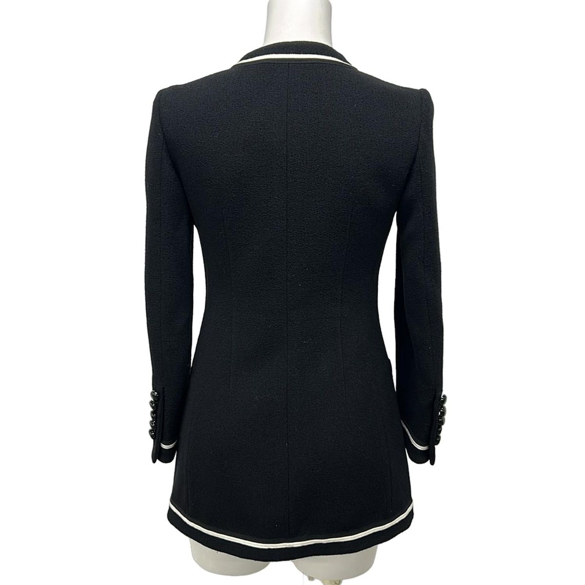 Gucci Jacket 36 S Black White Long Sleeve Color Name Embroidery Spring Autumn — view 2