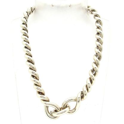 Hermes Necklace Torsade Silver — view 2