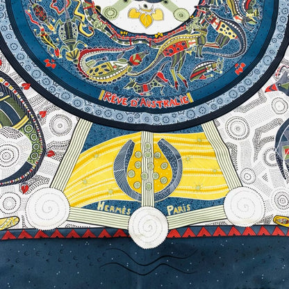 Hermes Scarf Carre 90 Reve D'australie Australian Dream — view 6