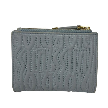 Dior Bifold Wallet Miss Dahlia Light Blue Lambskin — view 2