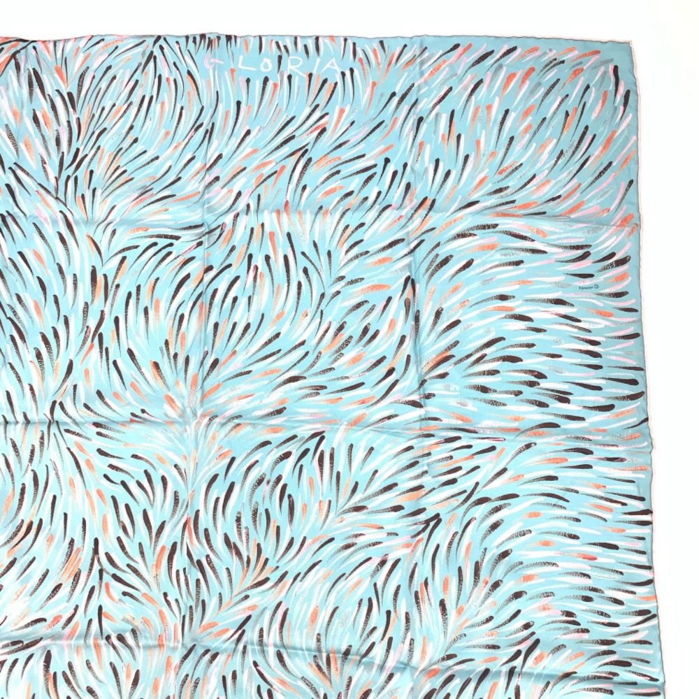 Hermes Carre 90 Reve de Gloria's Dream Silk Scarf — view 3