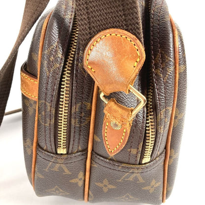 Louis Vuitton Shoulder Bag Reporter PM Lipoter PM Monogram Canvas Brown — view 6