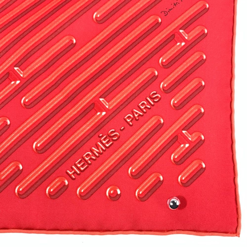 Hermes Silk Scarf Carre 90 Parcours D'h Labyrinth — view 7