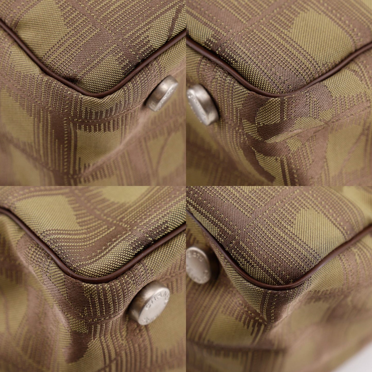 Chanel Tote New Travel Line Nylon Canvas Khaki — view 4