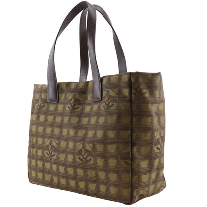 Chanel Tote New Travel Line Nylon Canvas Khaki — view 2