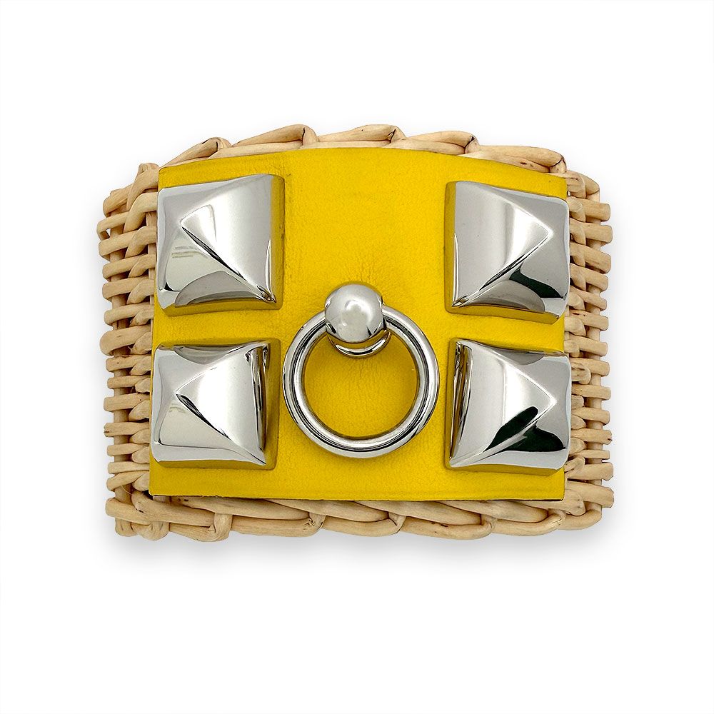Hermes Collier de Chien Medallion Picnic Bangle Bracelet — view 3