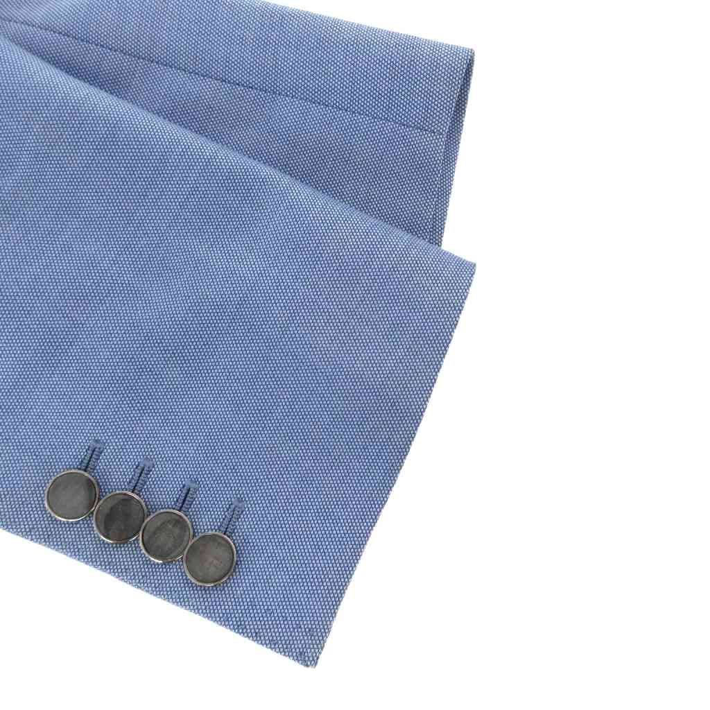 Dolce & Gabbana Napoli Tailored Jacket Blazer Single Wool 44 Blue — view 4