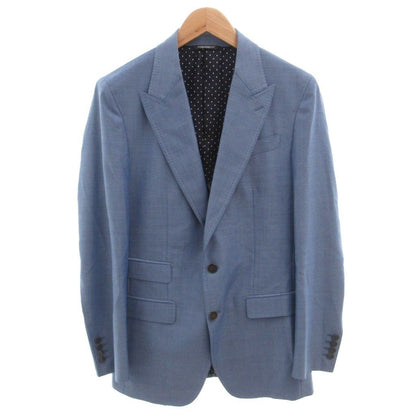 Dolce & Gabbana Napoli Tailored Jacket Blazer Single Wool 44 Blue
