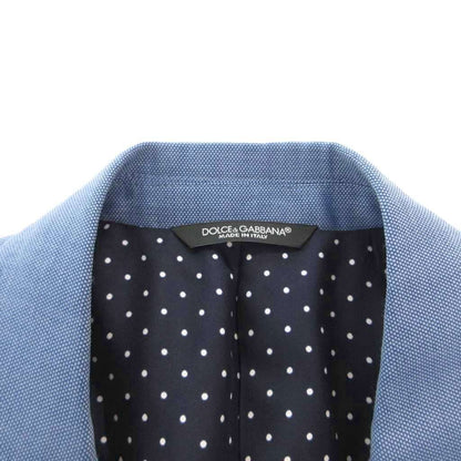 Dolce & Gabbana Napoli Tailored Jacket Blazer Single Wool 44 Blue — view 5
