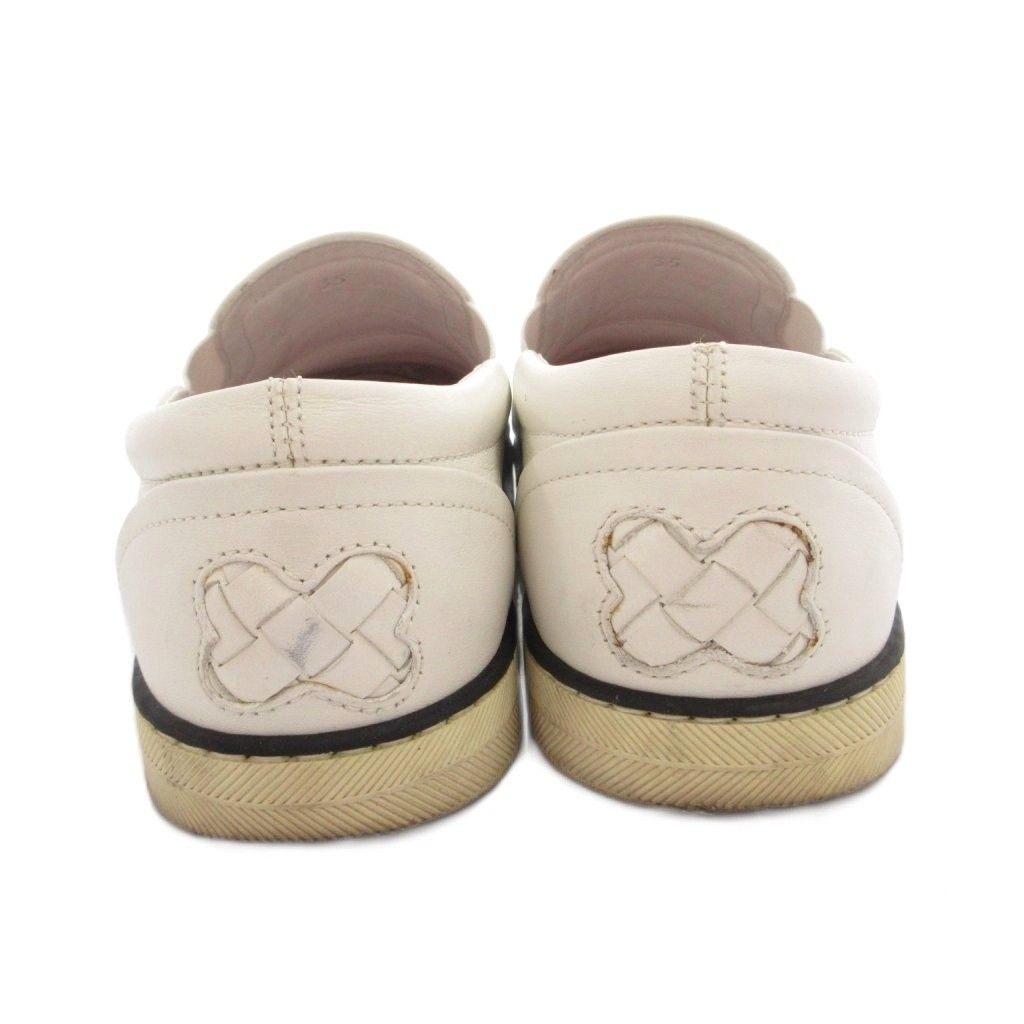 Bottega Veneta Slip on Sneakers Intrecciato Leather 35 White — view 5