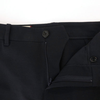 Gucci Sherry Line Pants Trousers Slim Tapered 38 Navy — view 5