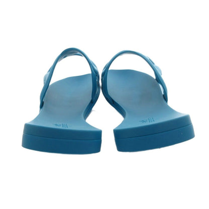 Hermes Aloha Chaine D'ancre Rubber Sandals Flat 36 Blue — view 5